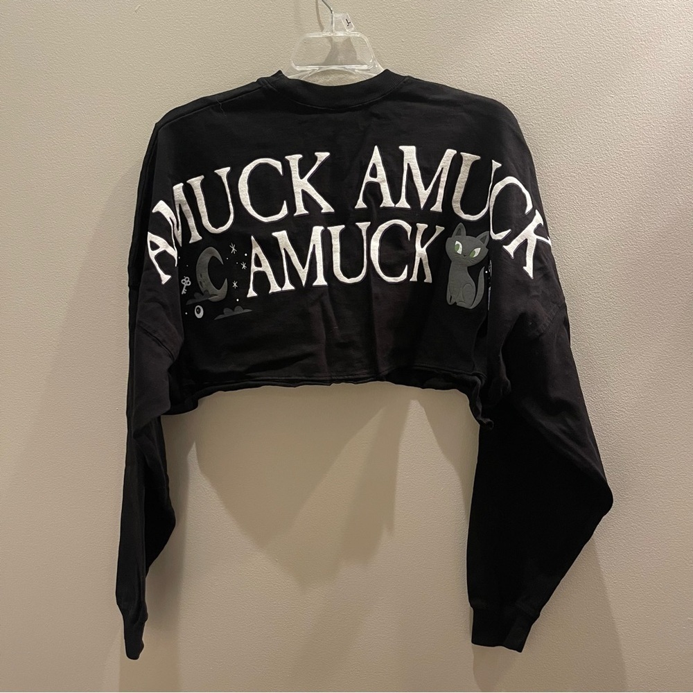 Disney Park shirt M Black cropped Hocus Pocus Villain Spelltacular 25th 2018